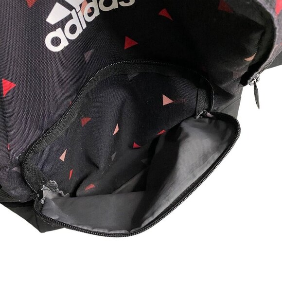 Adidas Classic Black Patterned Backpack - Picture 6 of 11